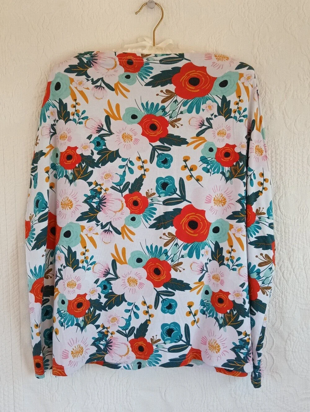 Milk Snob 5-in-1 Cover Vibrant Poppy Floral On White Baby Infant Breastfeeding